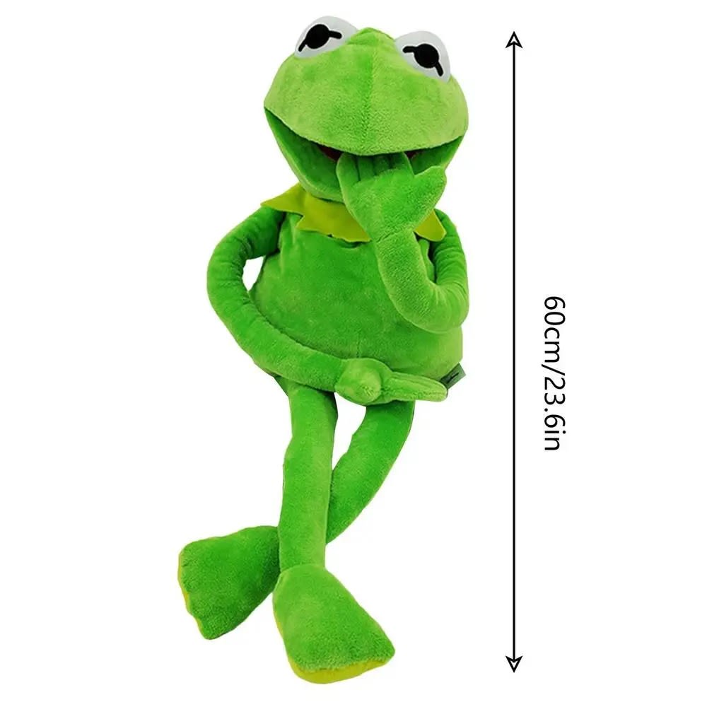 "60cm Plush Kermit Frog Sesame Street Muppets Doll - Birthday Toy for Kids"